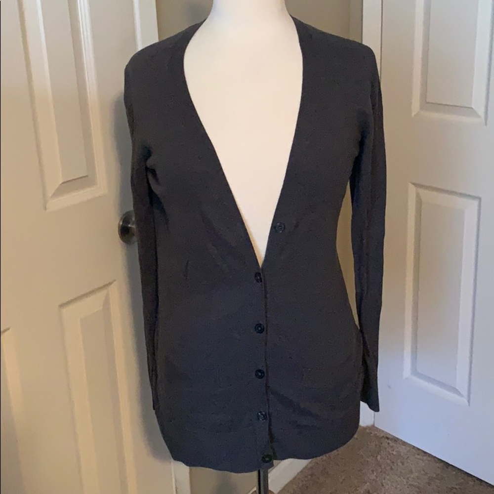 Long grey lightweight cardigan from Old Navy